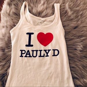 *OFFICIAL MERCH* I love ❤️ DJ Pauly D Tank
